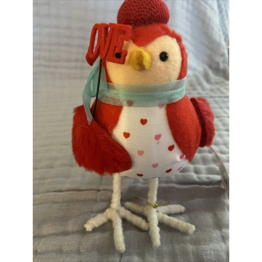 Spritz Valentines Day Holiday Aerial Fabric Bird Target 2023 Featherly Friends